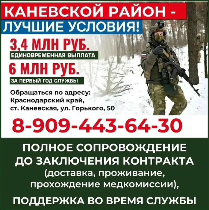 Каневской район -лучшие условия